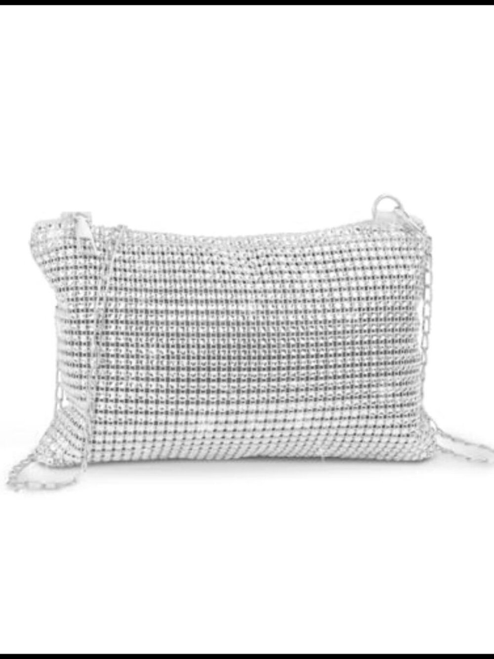 Sequin Crossbody Phone Bag with Chain Strap Lightweight Clutch